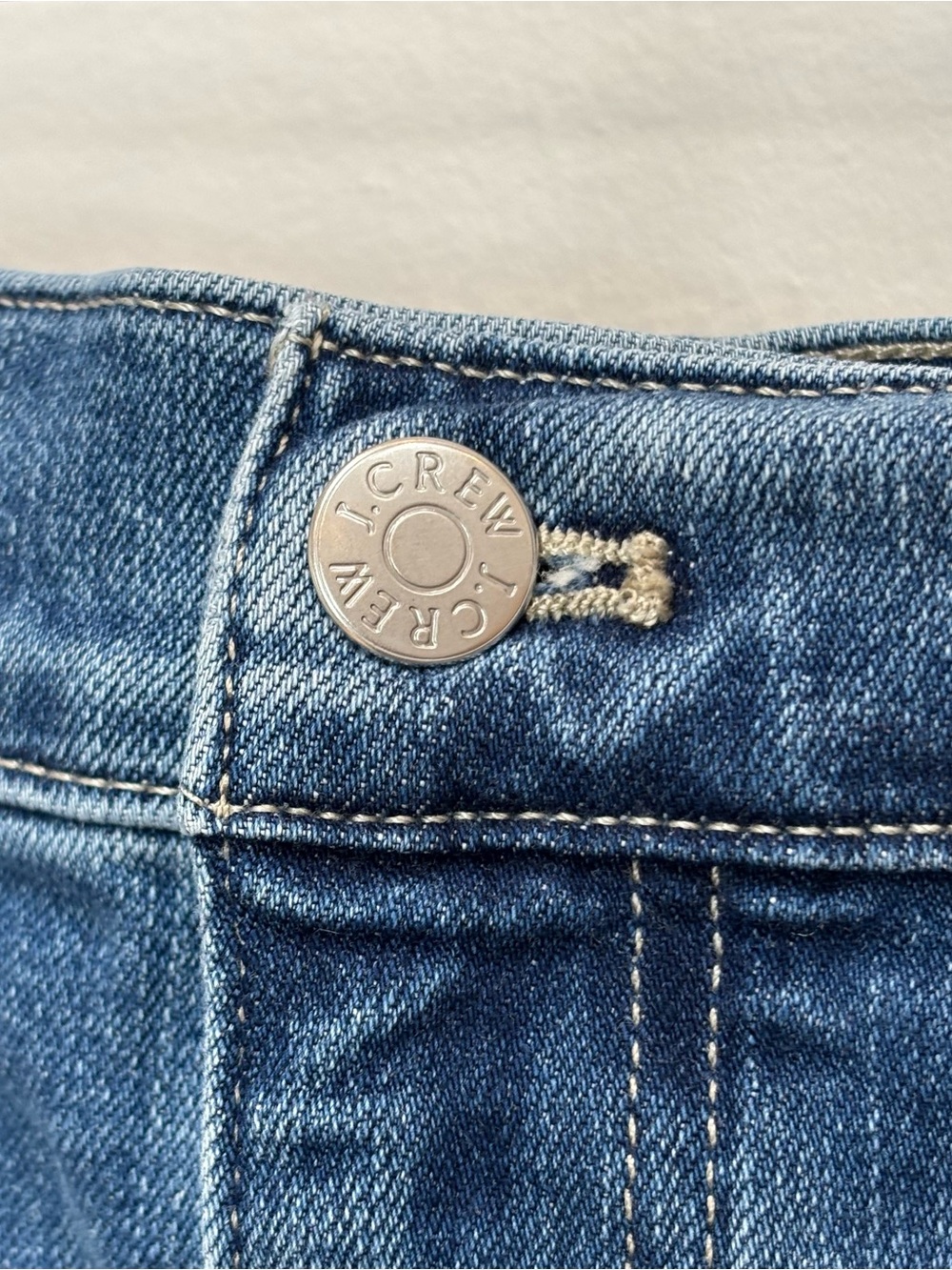 J. Crew Factory Sailor Patch Pocket Denim Short Size 30 Medium Wash Blue - Picture 7 of 11